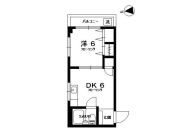松原ハウス 203 間取図