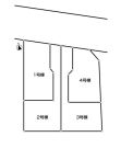 鎌田4-7 一戸建て貸家 区割図
